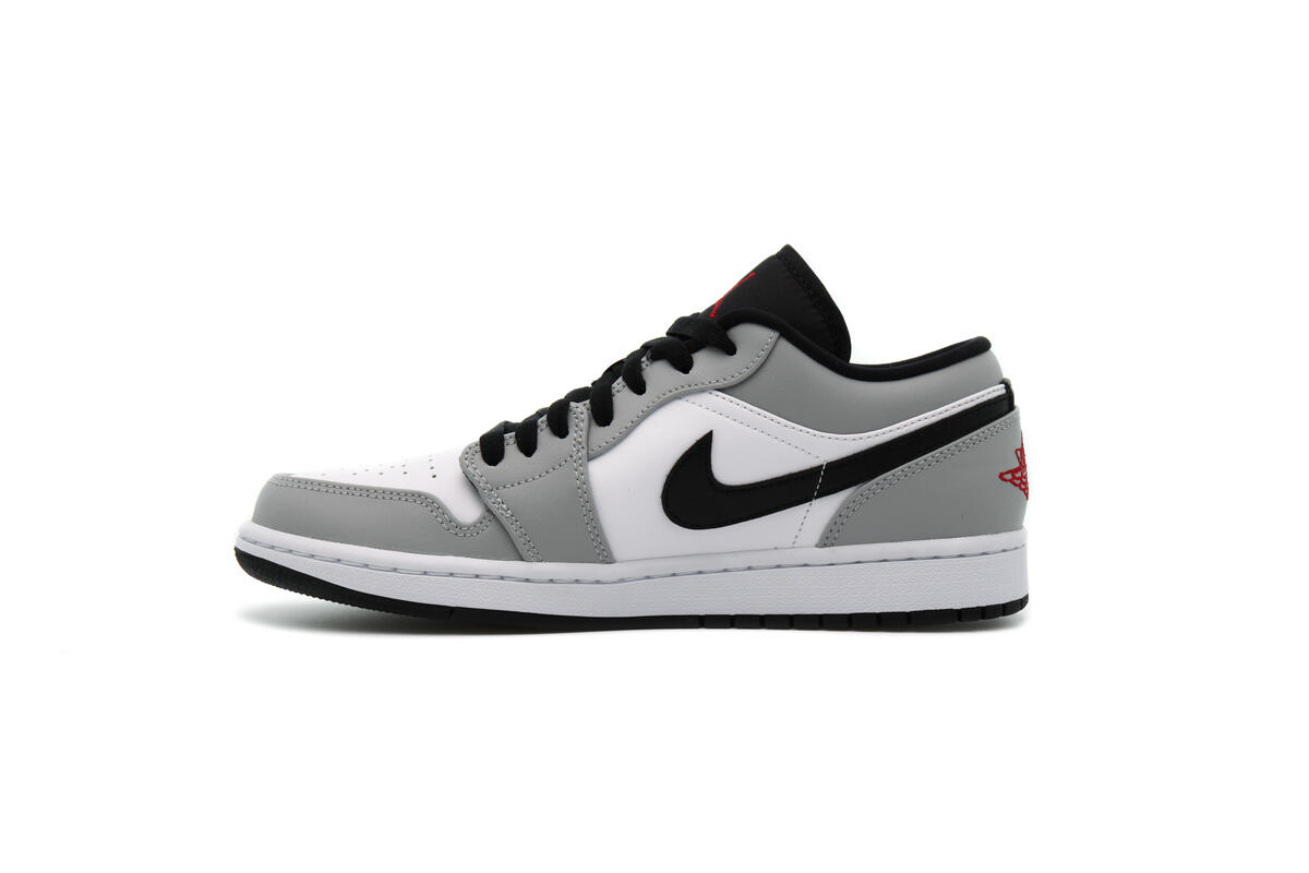 Air Jordan 1 Low Smoke Grey / Gym Red - Image 8