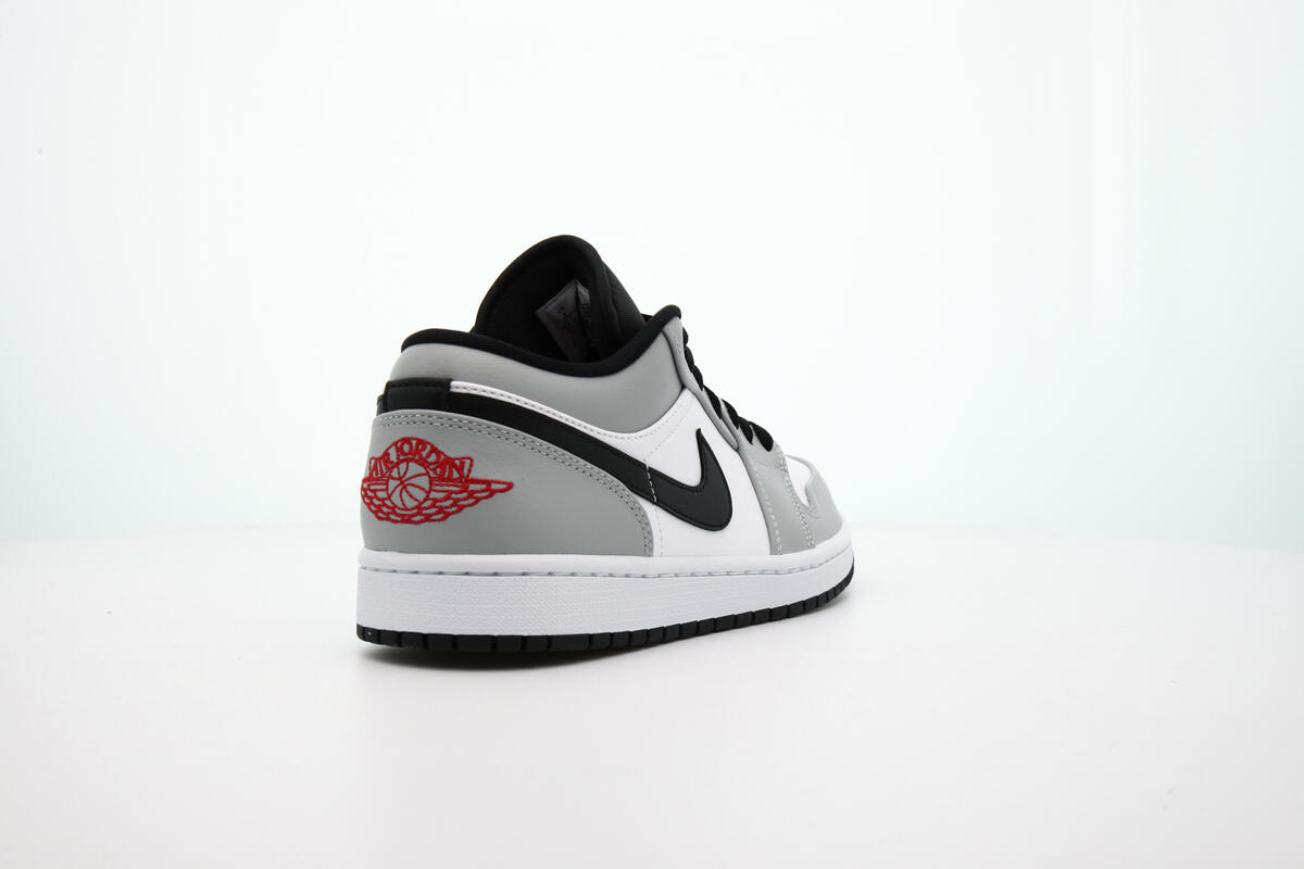 Air Jordan 1 Low Smoke Grey / Gym Red - Image 12