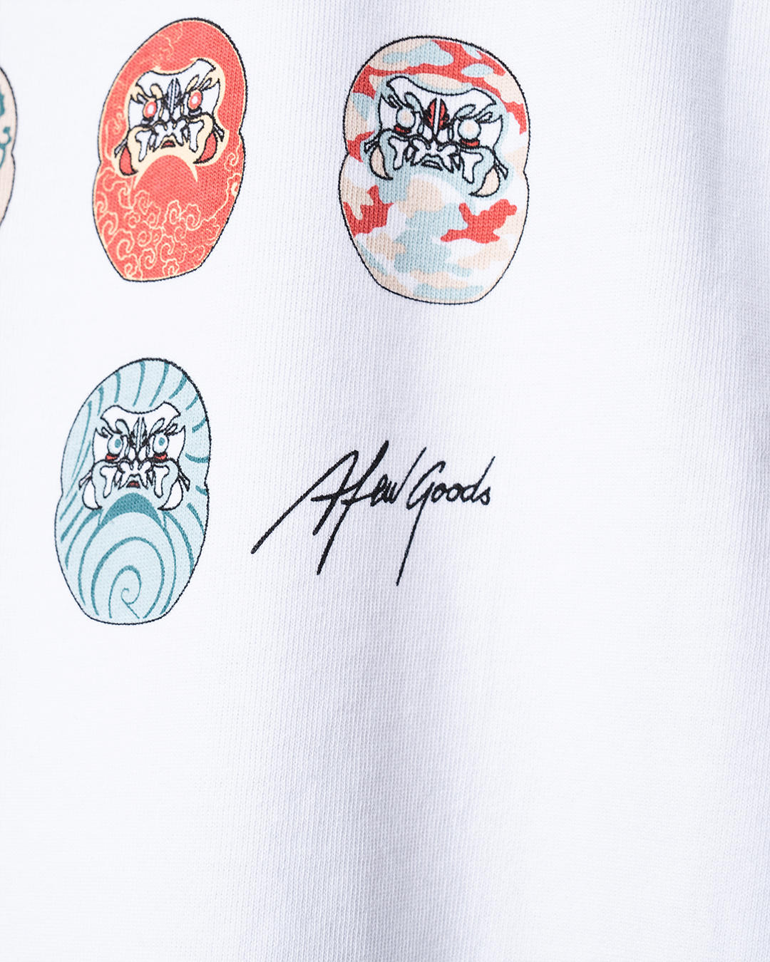 Afew Goods Daruma Diversity Tee White - Image 5