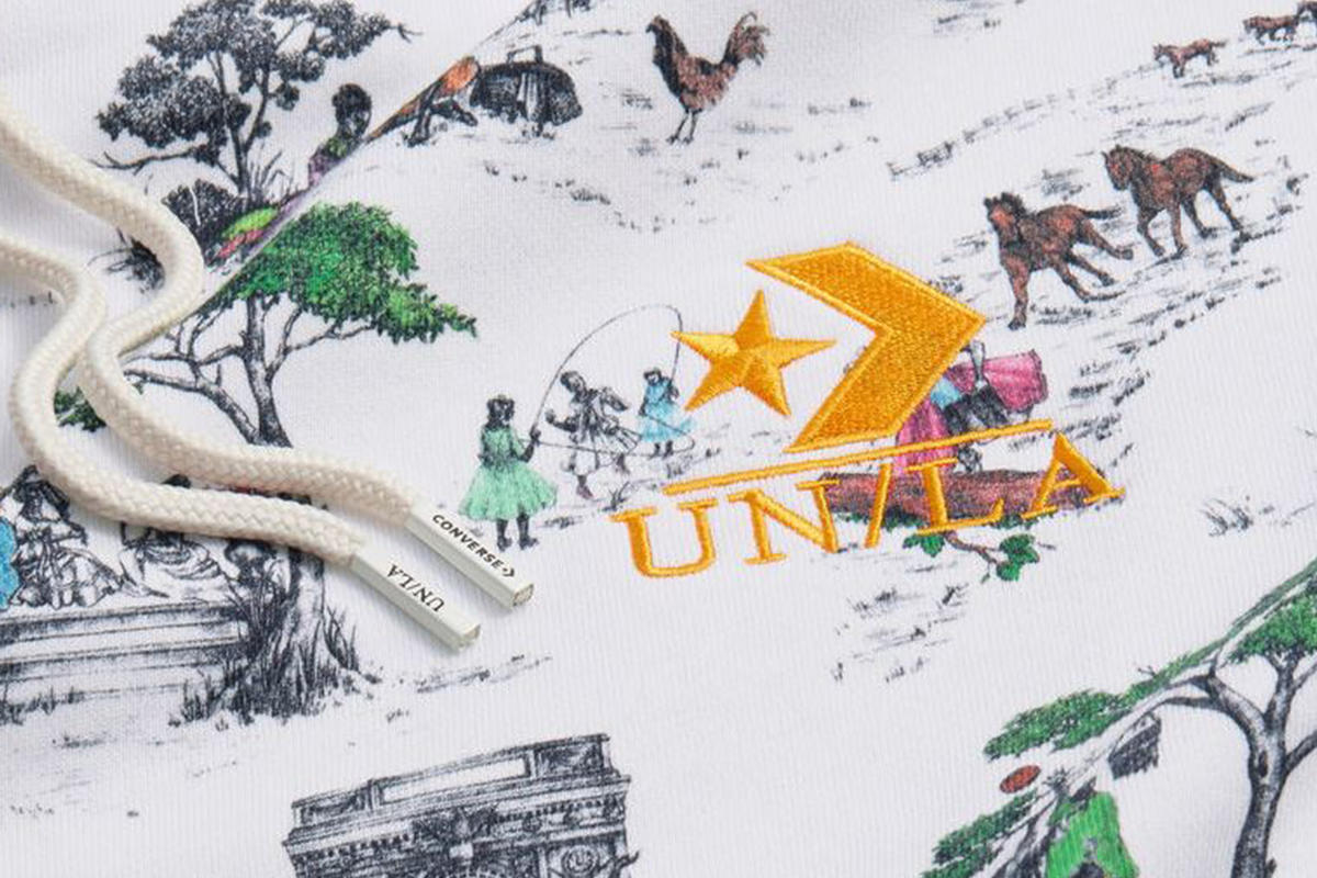 Converse x Union Hoodie White - Image 3