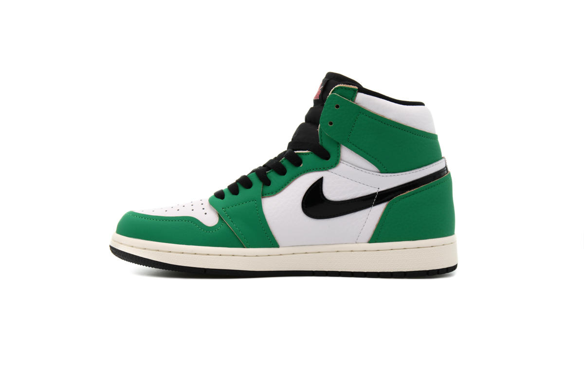 green white and black jordan 1s