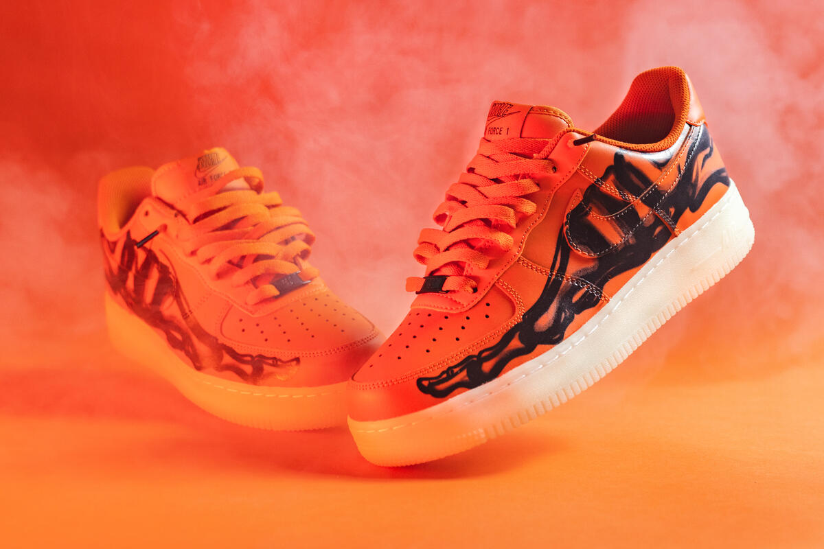 Nike Air Force 1 Low 'Orange Skeleton' - Image 29