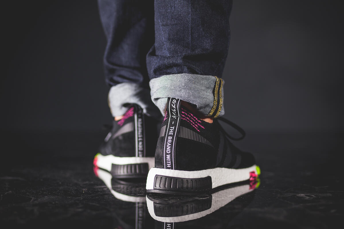 Adidas Originals NMD PK Primeknit CQ2441 sz 10 Adidas NMD Racer PK Primeknit Running Shoes, #CQ2441, Black  main image 3