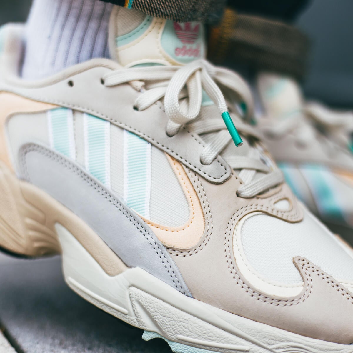 adidas gazelle silver green womens adidas BD7659 Yung-1 Mens Shoe
