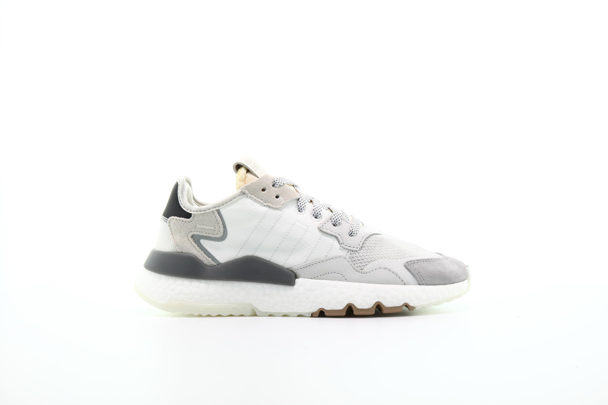 Adidas originals white and grey nite jogger hotsell