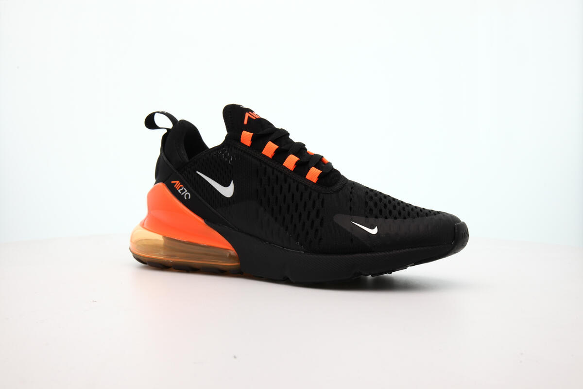 Nike Air Max 270 Black / Orange / Silver - Image 3