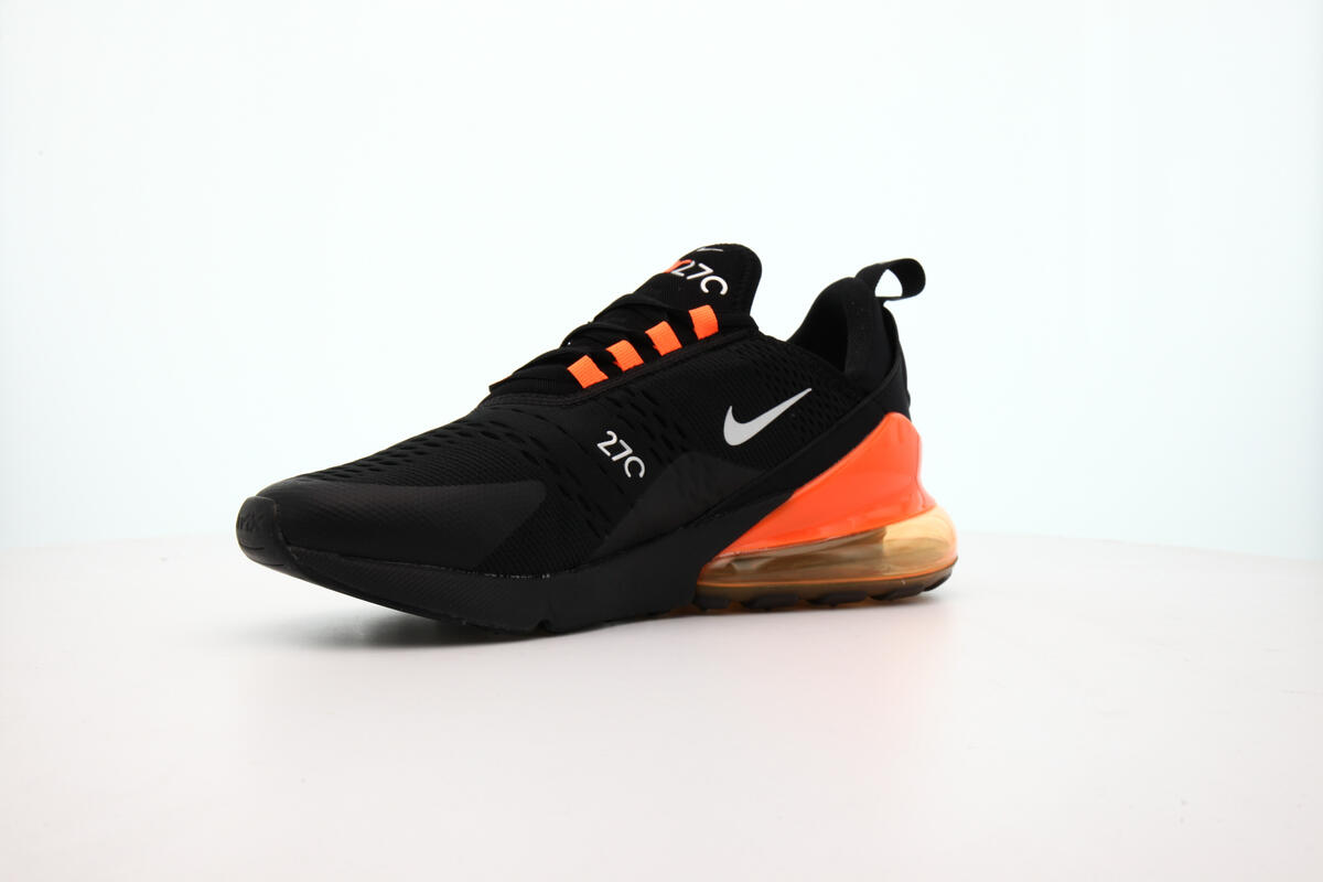 Nike Air Max 270 Black / Orange / Silver - Image 7