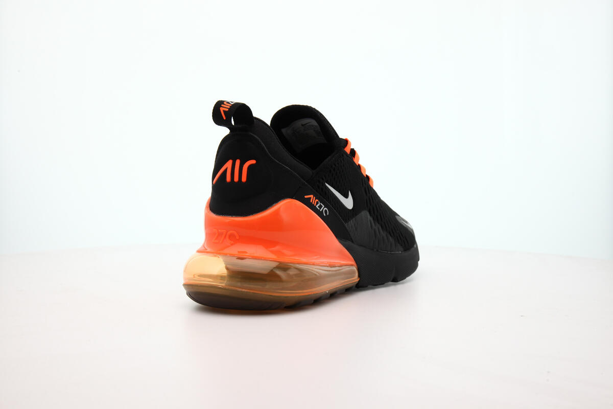Nike Air Max 270 Black / Orange / Silver - Image 12
