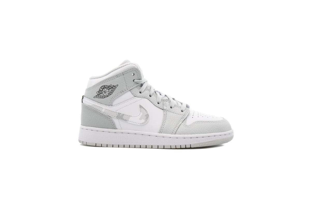 Air Jordan 1 Mid SE (GS) White - Image 2
