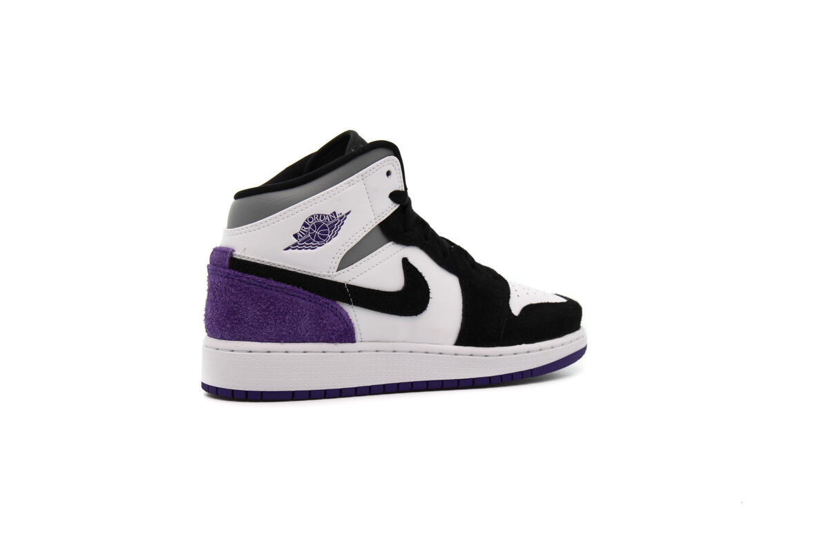 Air Jordan 1 Mid SE 'Purple' (GS) - Image 16