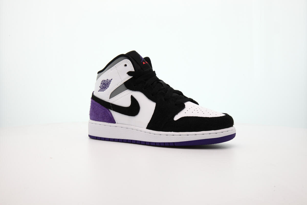 Air Jordan 1 Mid SE 'Purple' (GS) - Image 6