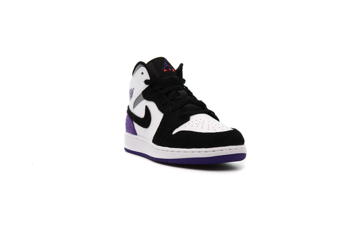 Air Jordan 1 Mid SE 'Purple' (GS) - Image 7