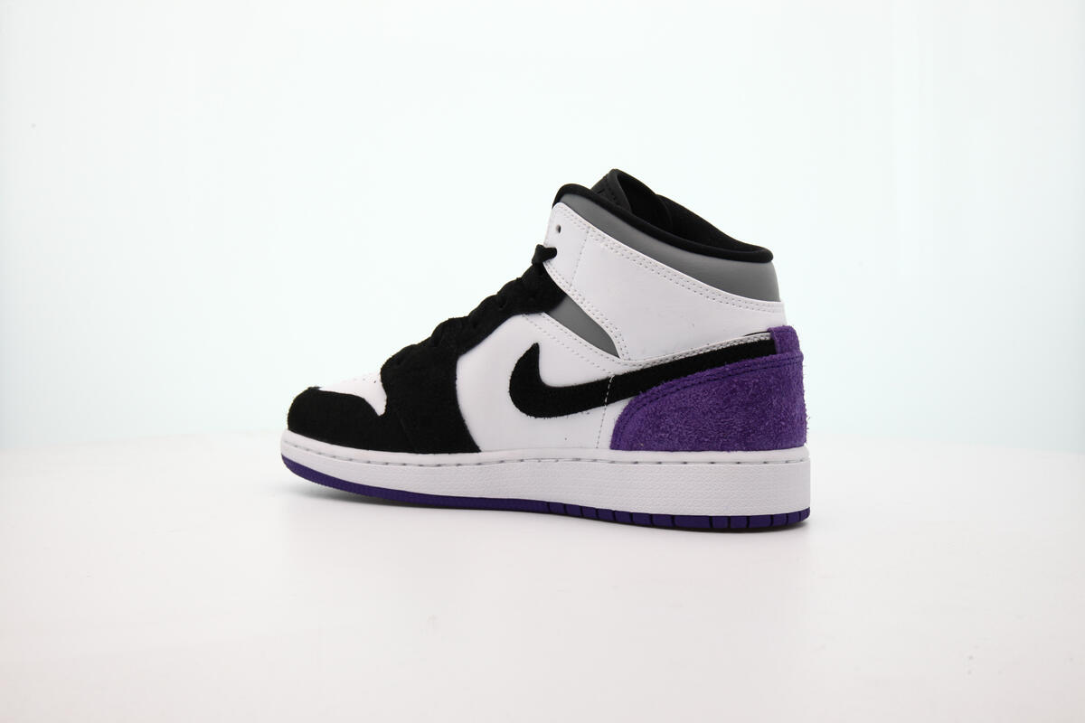 Air Jordan 1 Mid SE 'Purple' (GS) - Image 12