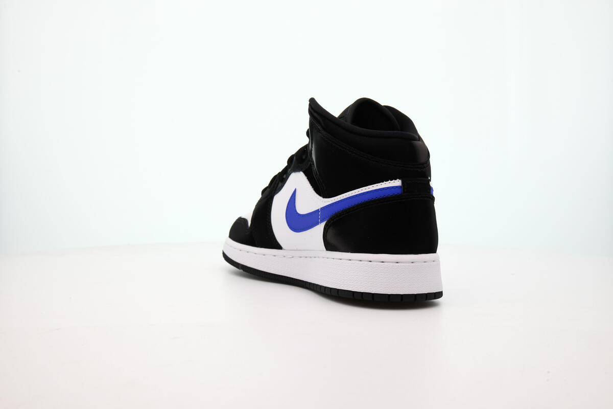 Air Jordan 1 Youth Mid 'Black Racer Blue' - Image 10