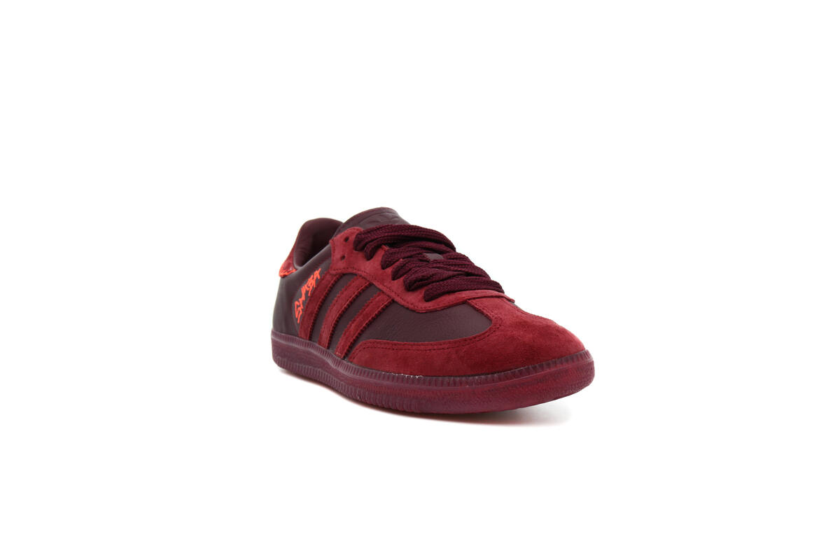 adidas Consortium x Jonah Hill Samba - Maroon / Noble Maroon / Ecru Tint - Image 4