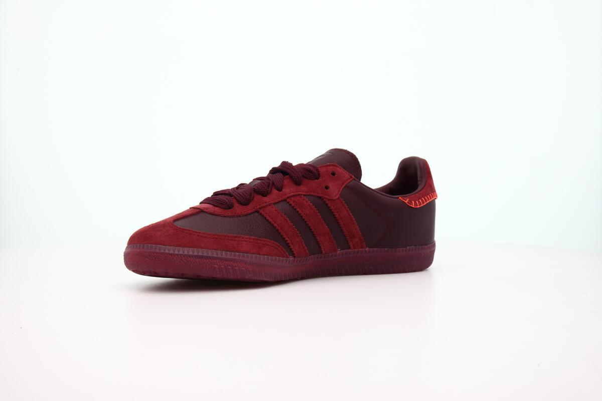 adidas Consortium x Jonah Hill Samba - Maroon / Noble Maroon / Ecru Tint - Image 7