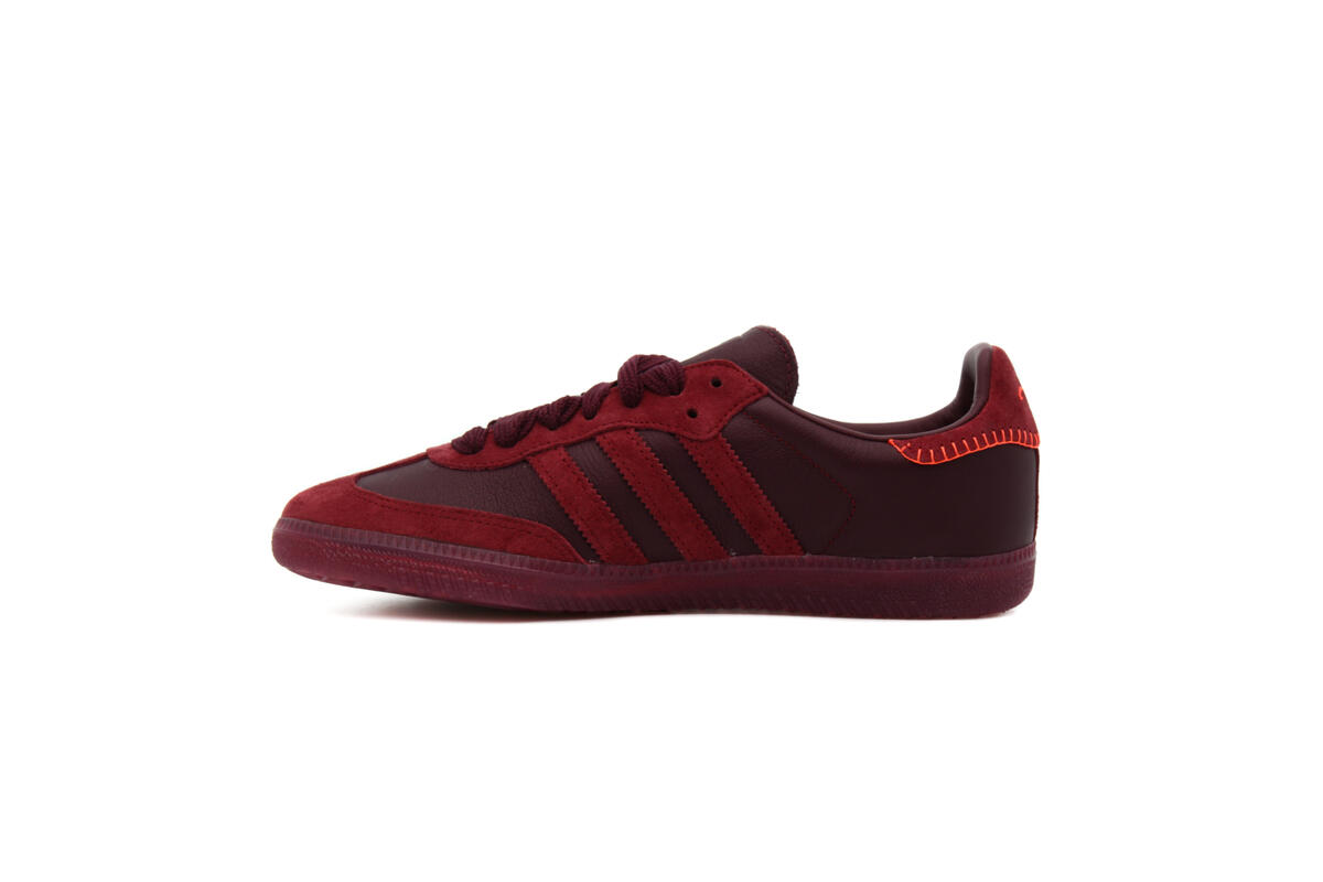 adidas Consortium x Jonah Hill Samba - Maroon / Noble Maroon / Ecru Tint - Image 8