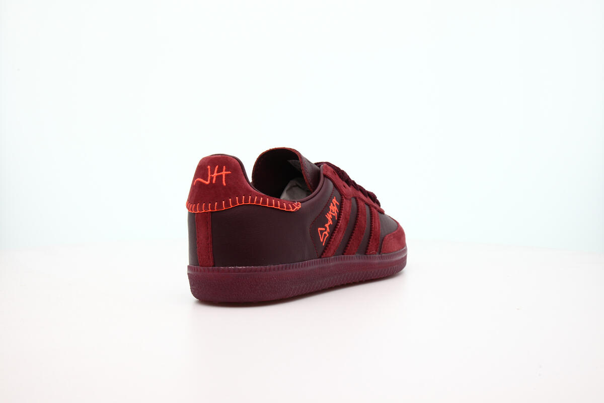 adidas Consortium x Jonah Hill Samba - Maroon / Noble Maroon / Ecru Tint - Image 12