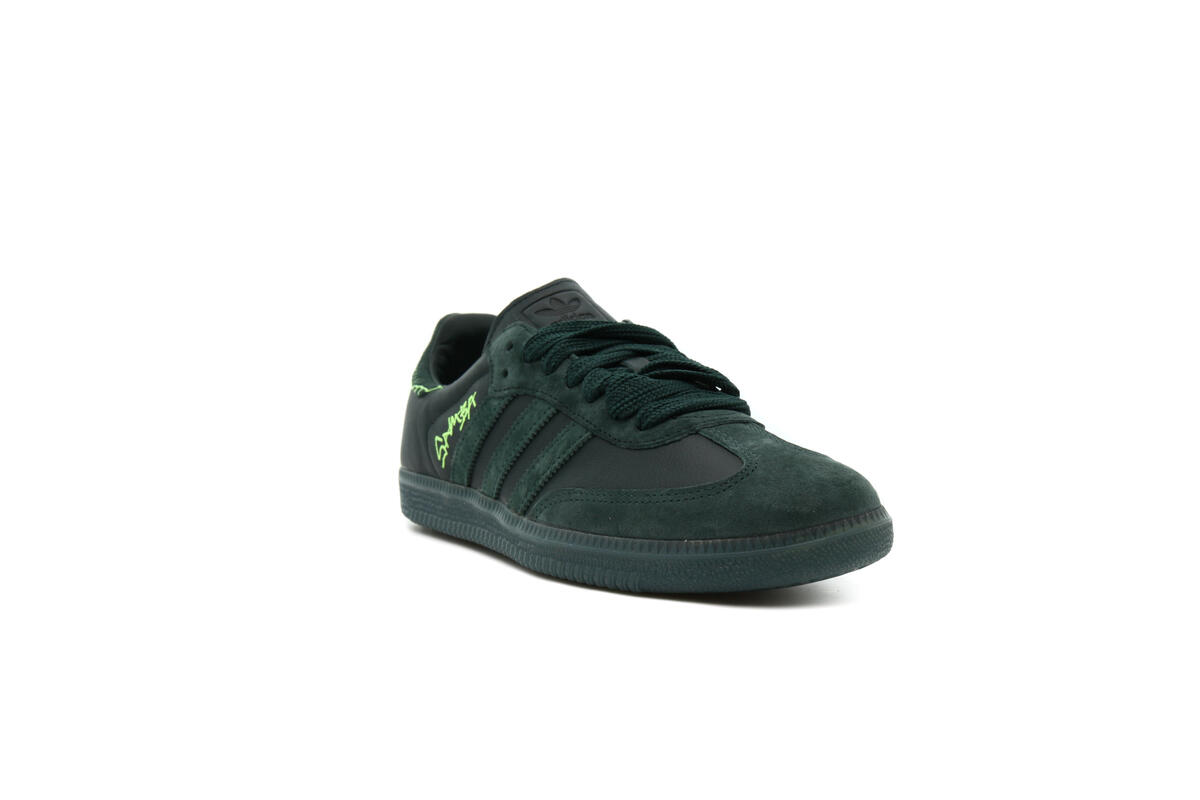 Adidas Mens Jonah Hill Samba 'Green Night' Shoes - Image 4