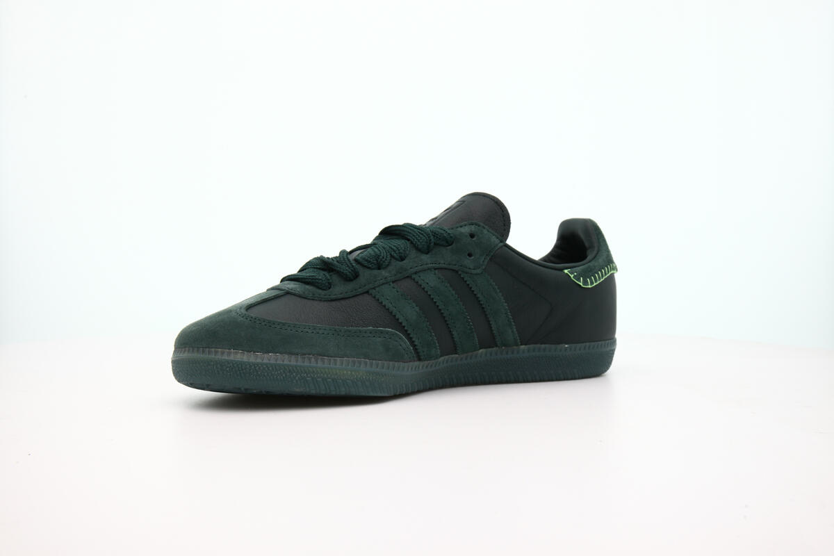Adidas Mens Jonah Hill Samba 'Green Night' Shoes - Image 7