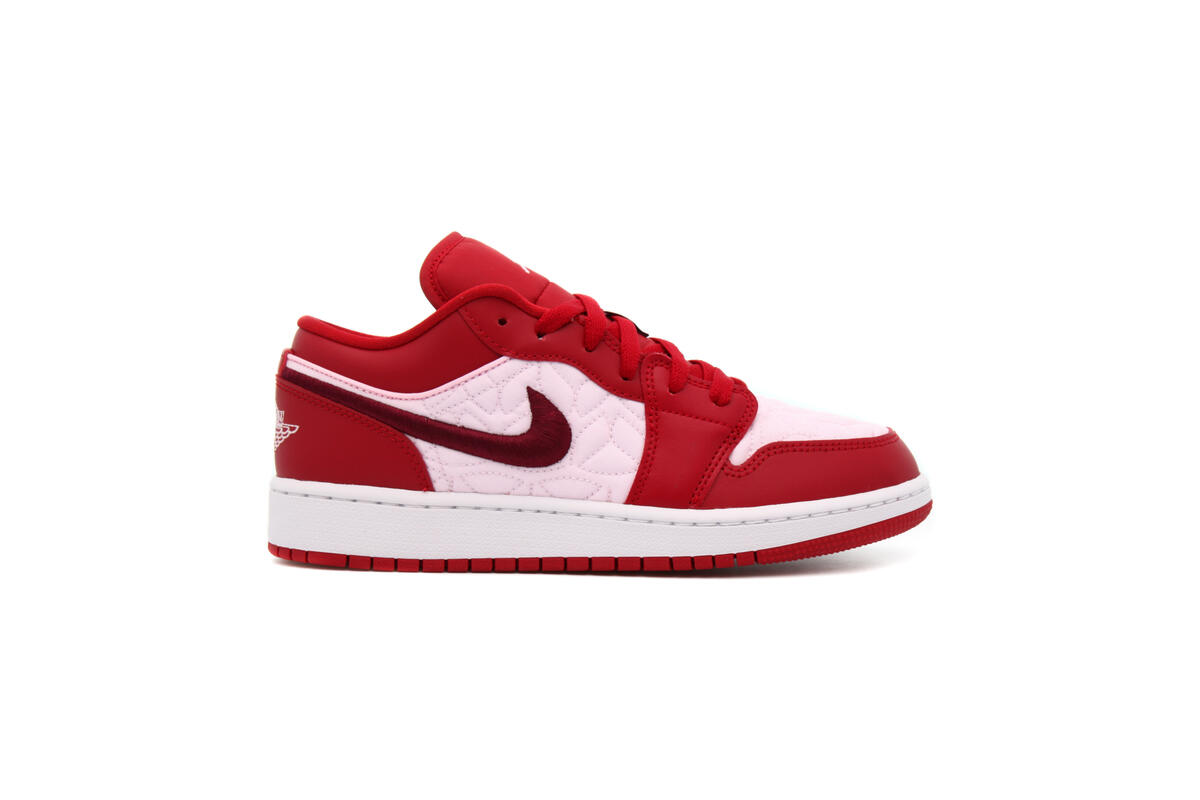 Air Jordan 1 Low SE Red Quilt (GS) - Image 2