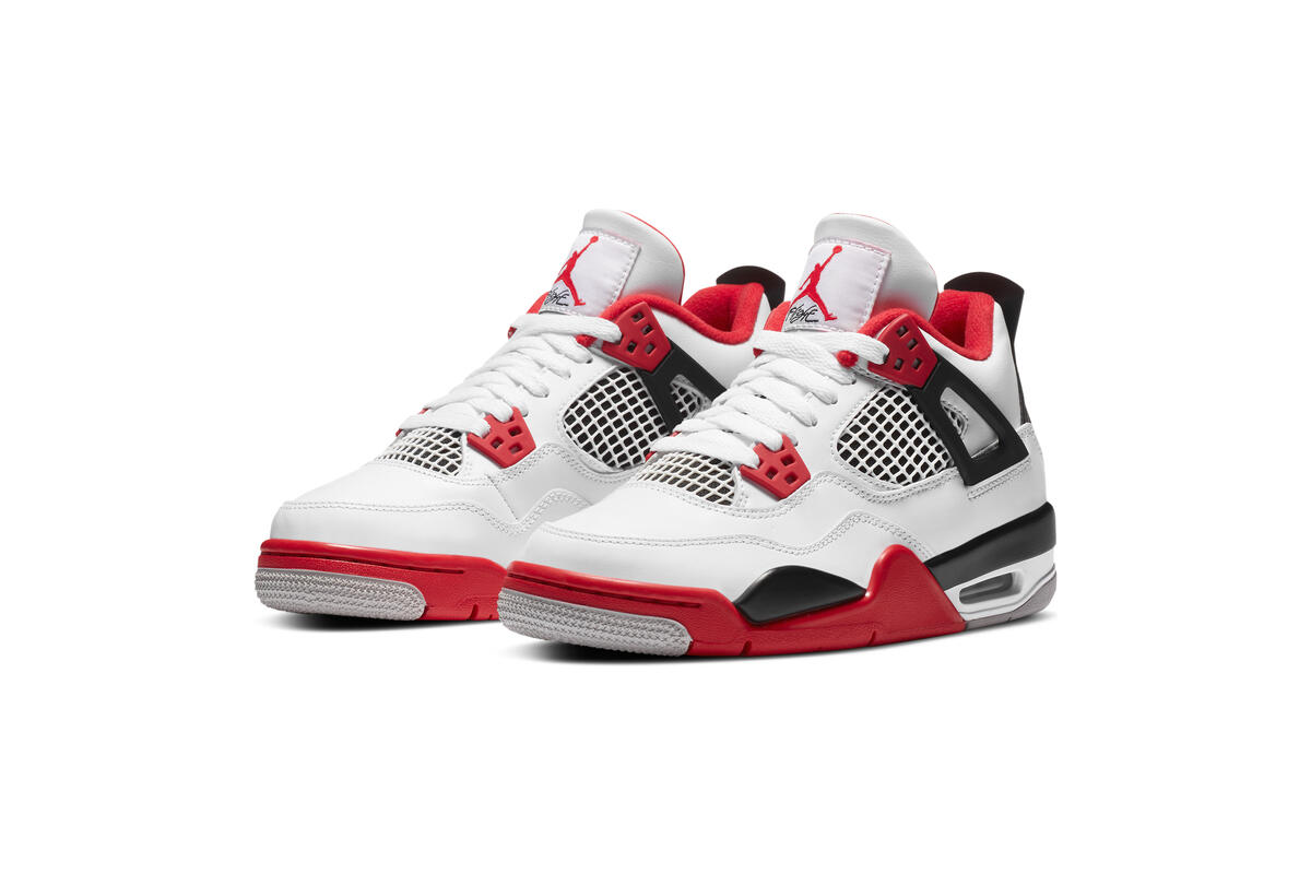 Air Jordan 4 Retro 'Fire Red' (GS) - Image 3