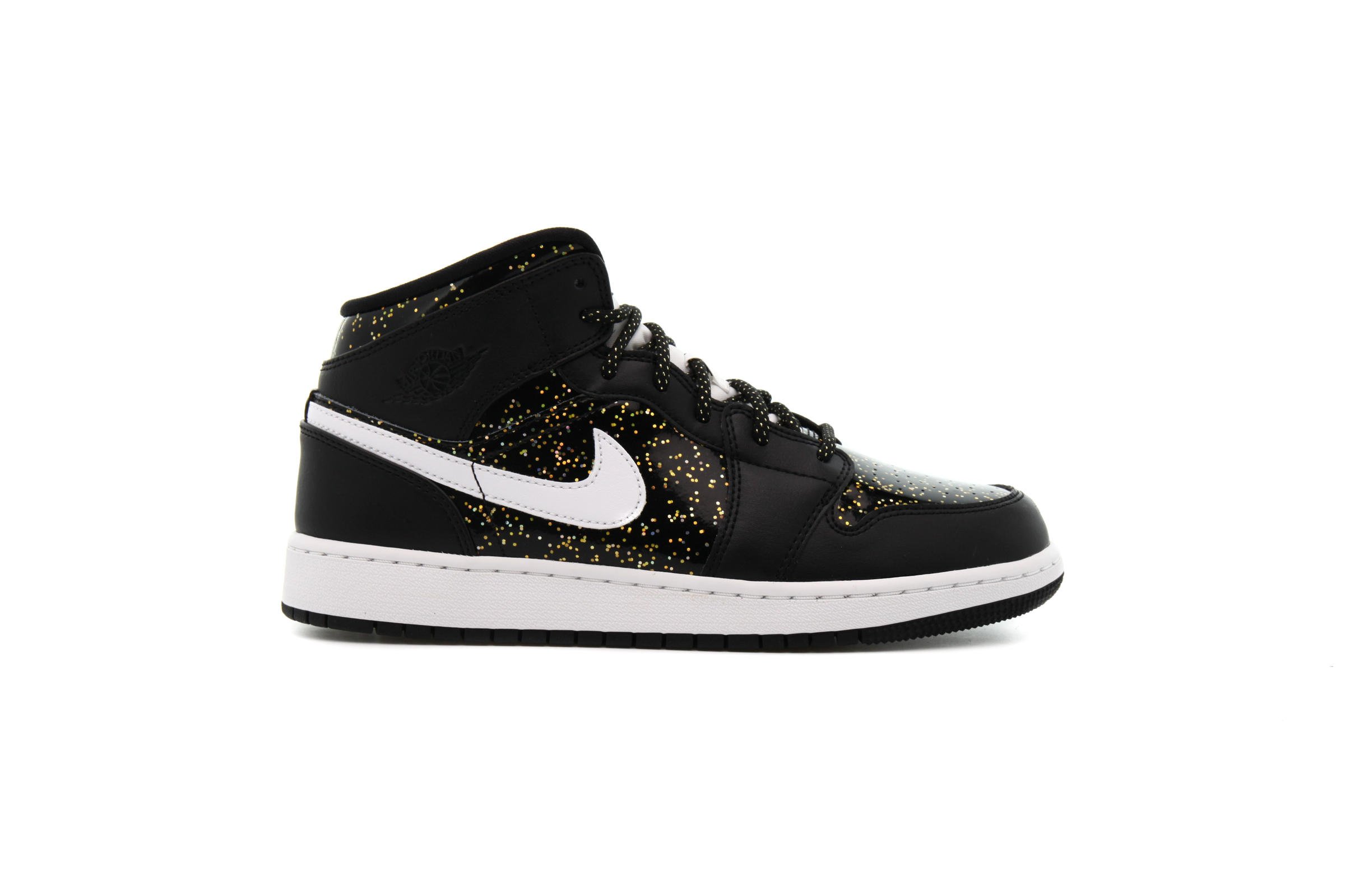 Air Jordan 1 MID SE (GS) "BLACK"