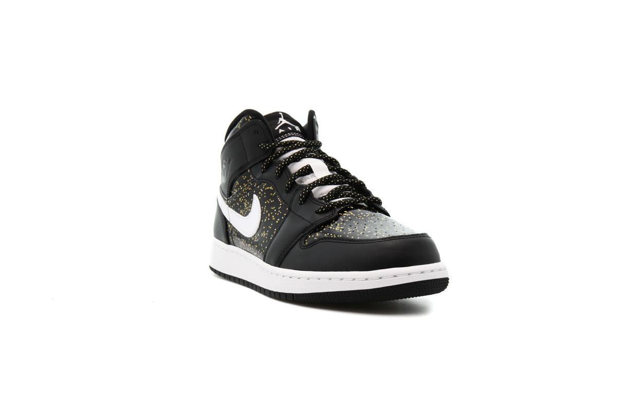 Air Jordan 1 Mid SE 'Black/Red' (GS) - Image 4