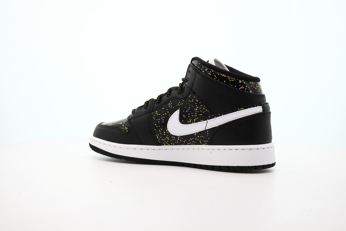 Air Jordan 1 Mid SE 'Black/Red' (GS) - Image 9