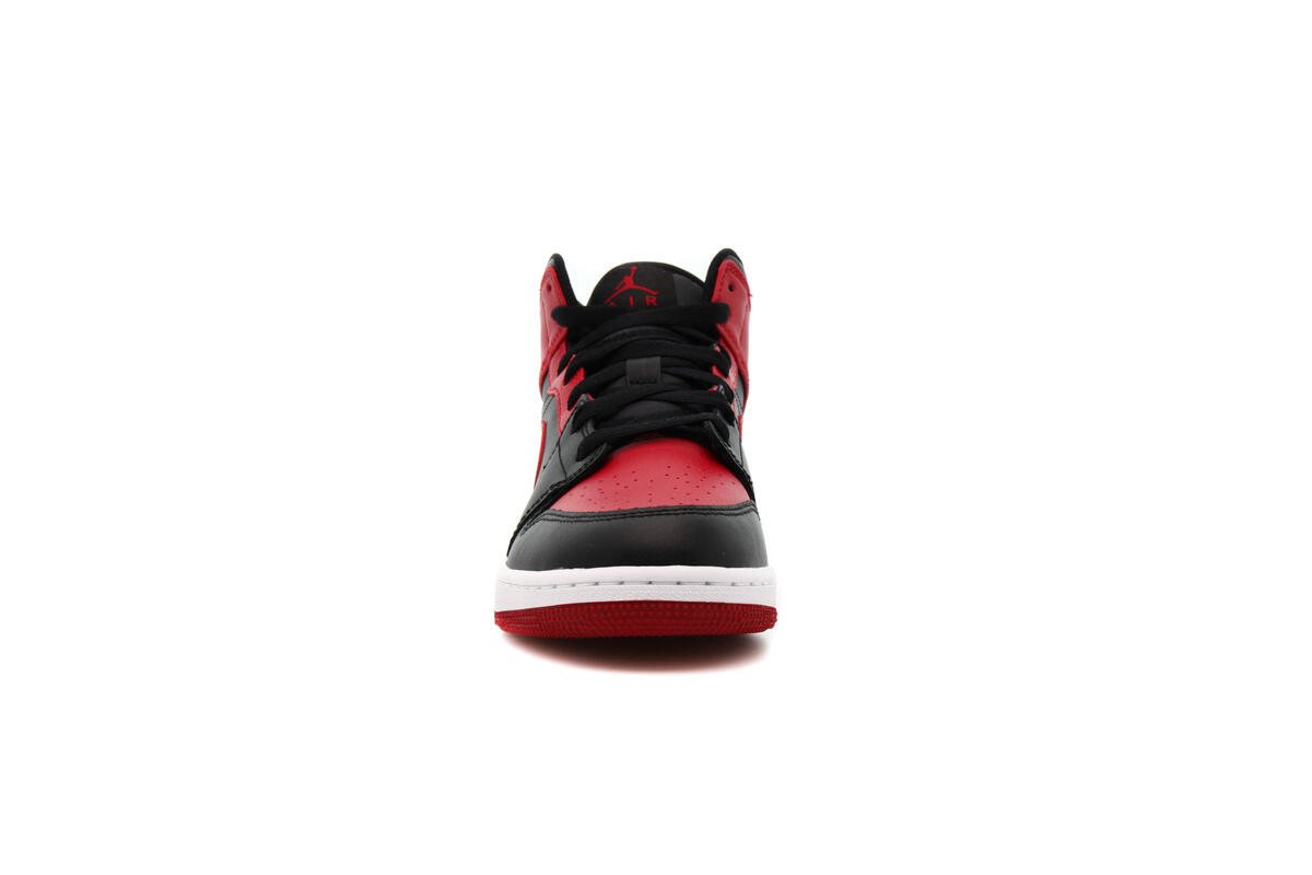 Air Jordan 1 Mid 'Banned' GS Shoes - Image 10