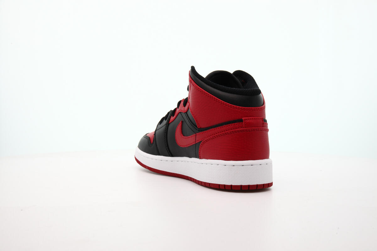 Air Jordan 1 Mid 'Banned' GS Shoes - Image 15