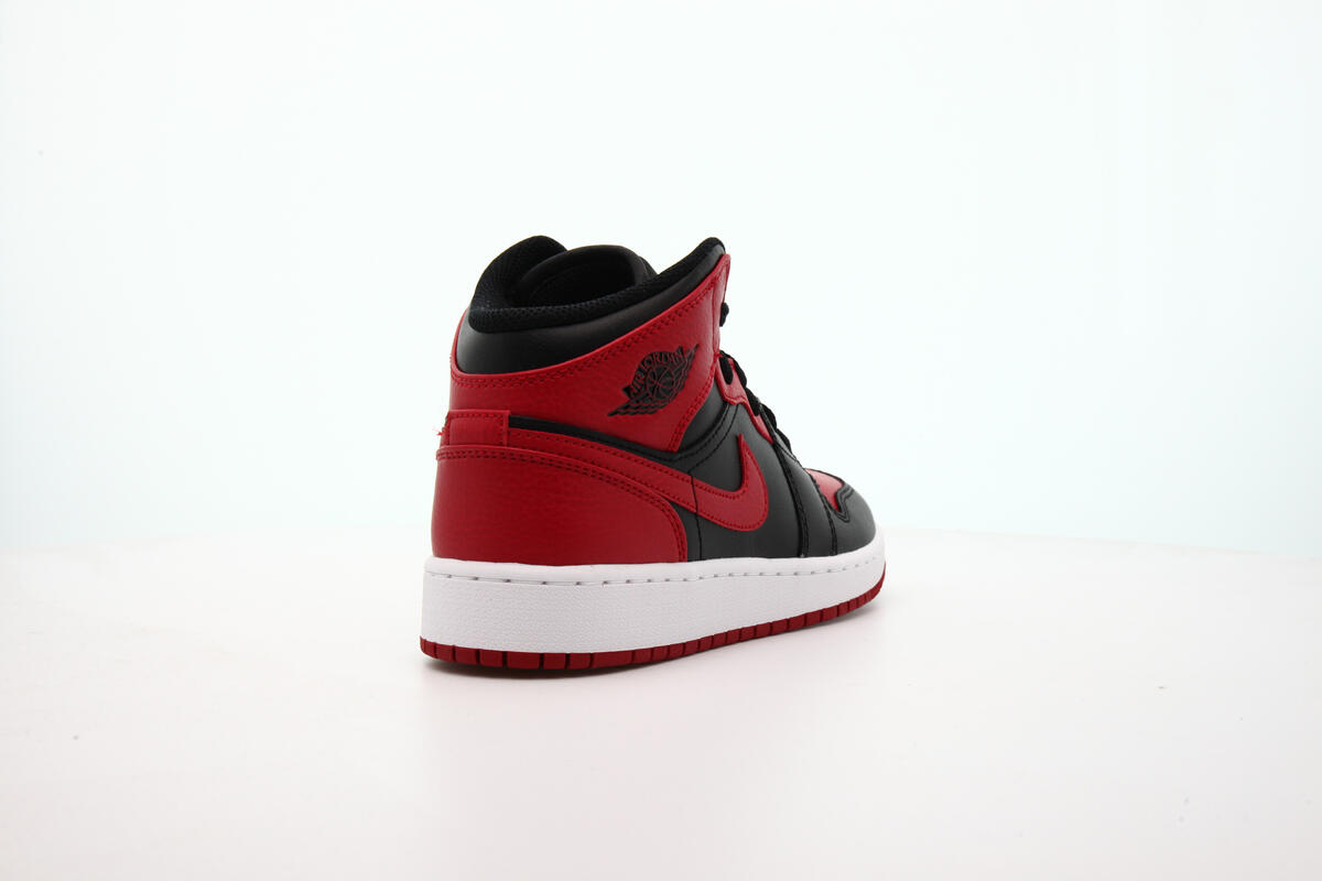 Air Jordan 1 Mid 'Banned' GS Shoes - Image 17