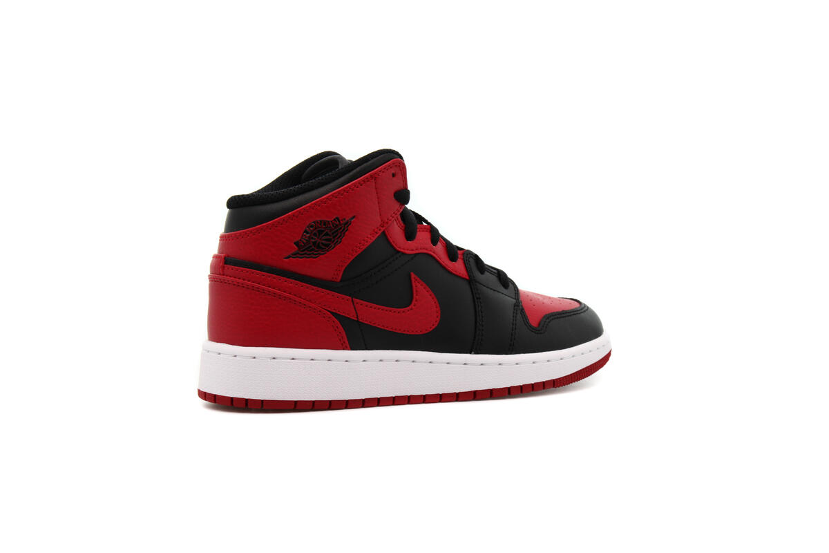 Air Jordan 1 Mid 'Banned' GS Shoes - Image 18