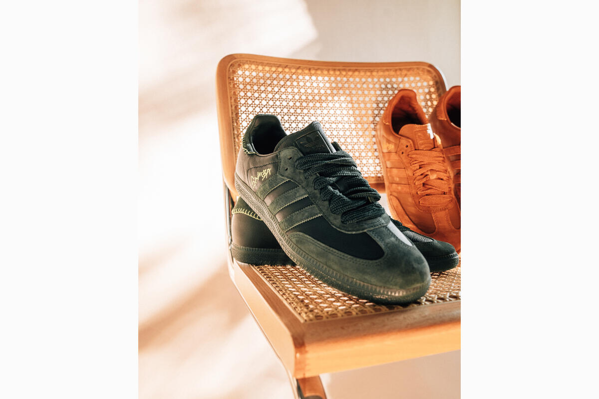 Adidas Mens Jonah Hill Samba 'Green Night' Shoes - Image 14