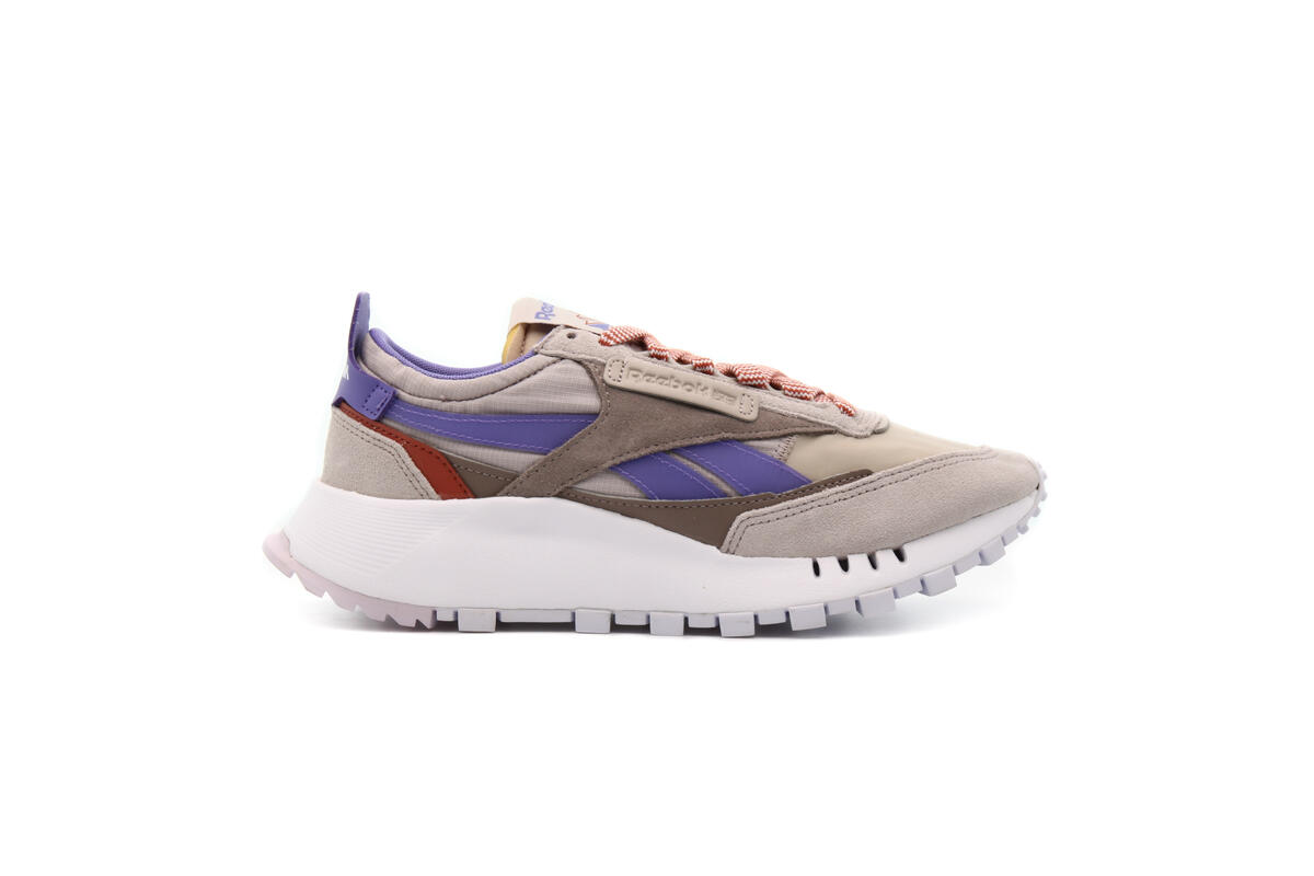 Reebok Classic Leather Beige / Lila (Women's) - Image 8