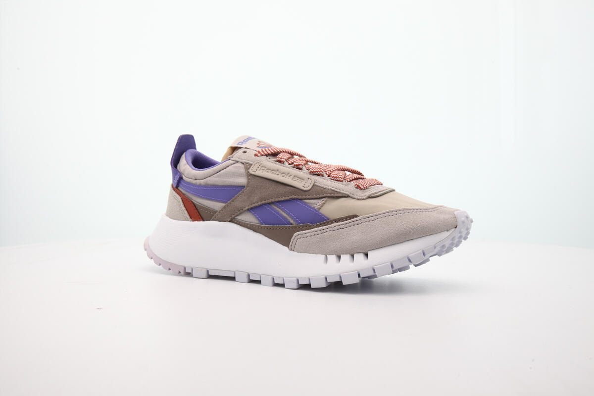 Reebok Classic Leather Beige / Lila (Women's) - Image 9