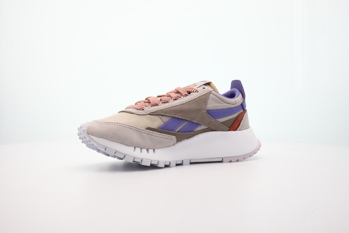Reebok Classic Leather Beige / Lila (Women's) - Image 13