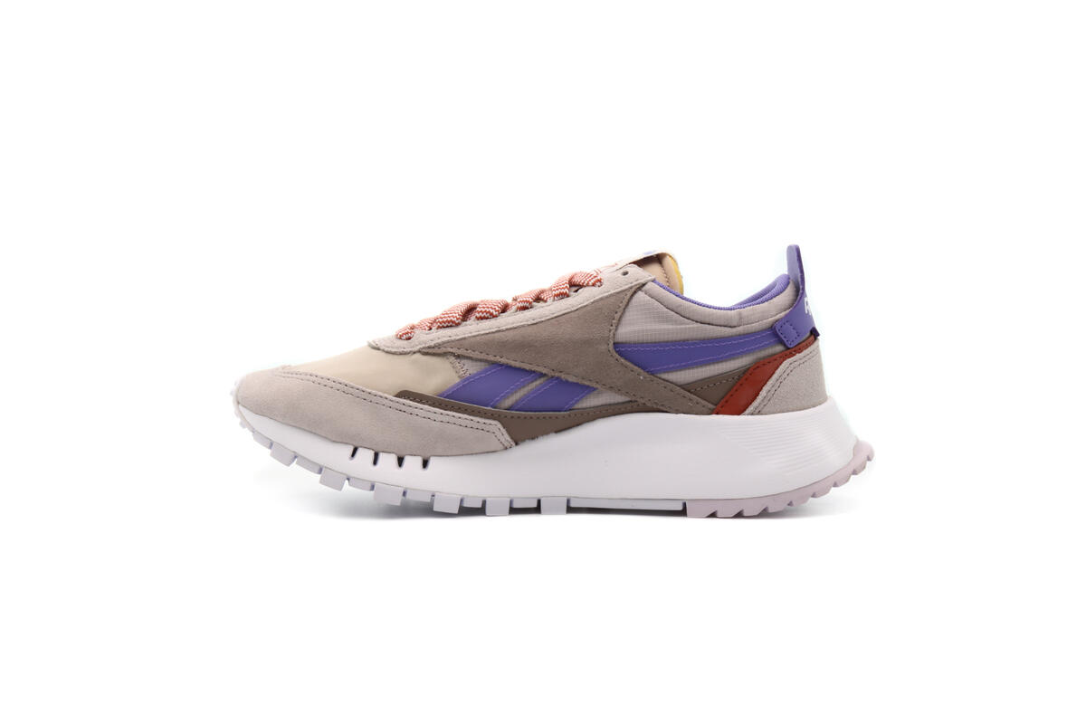 Reebok Classic Leather Beige / Lila (Women's) - Image 14