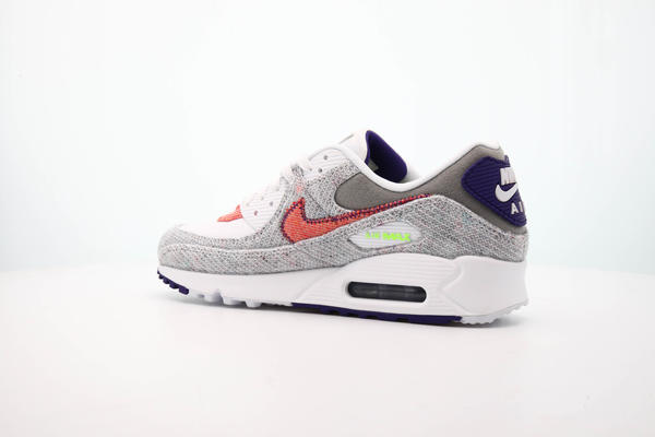 Nike Boy's Air Max 90 Ct White/Electric Green/Court Purple Sneakers-4.5 UK  (5 US) (CT1684-100) : : Fashion
