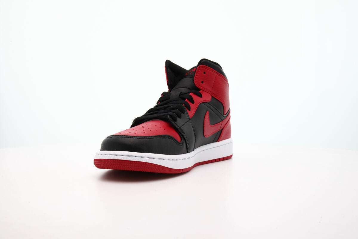 Air Jordan 1 Mid Black / University Red - Image 9