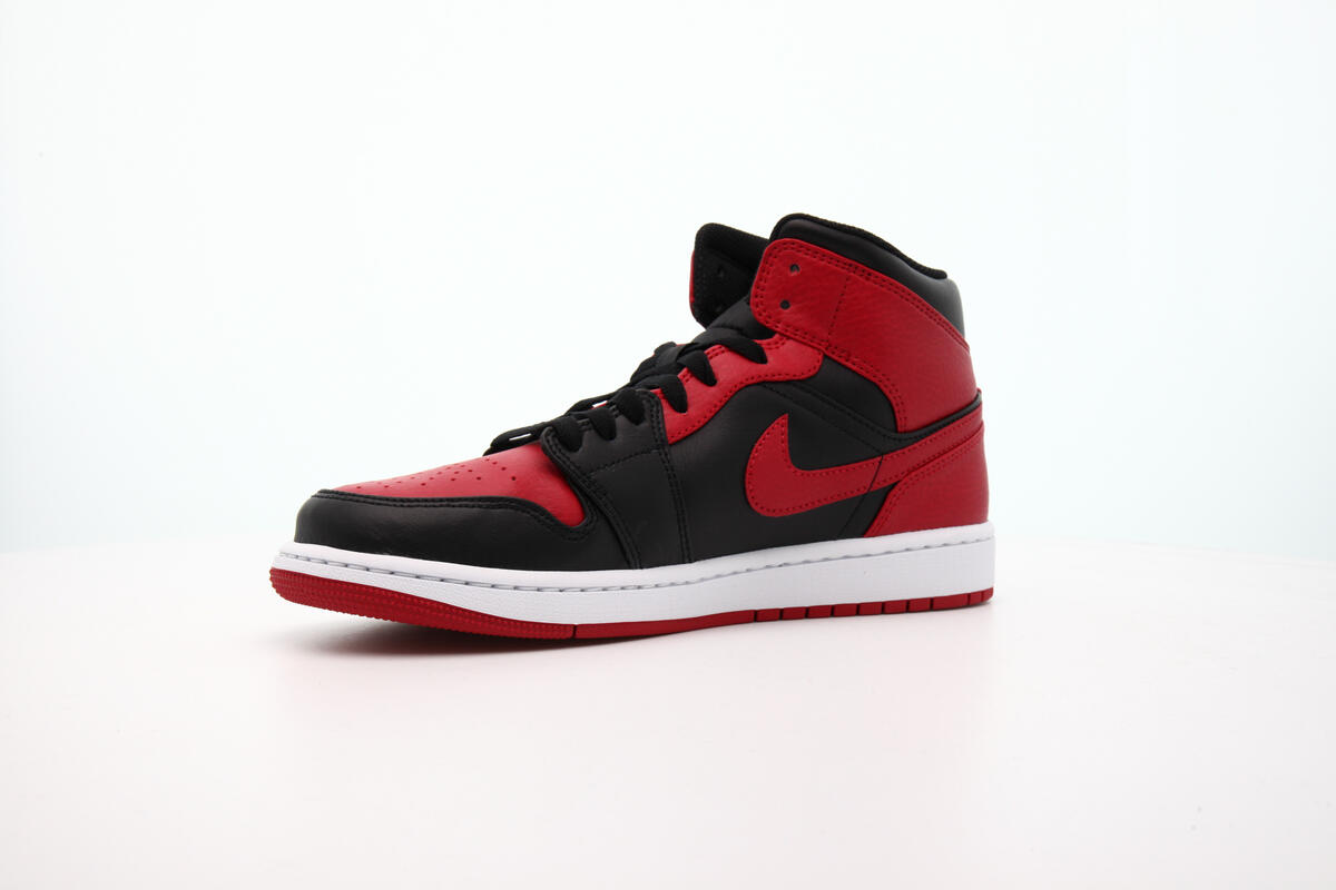 Air Jordan 1 Mid Black / University Red - Image 10