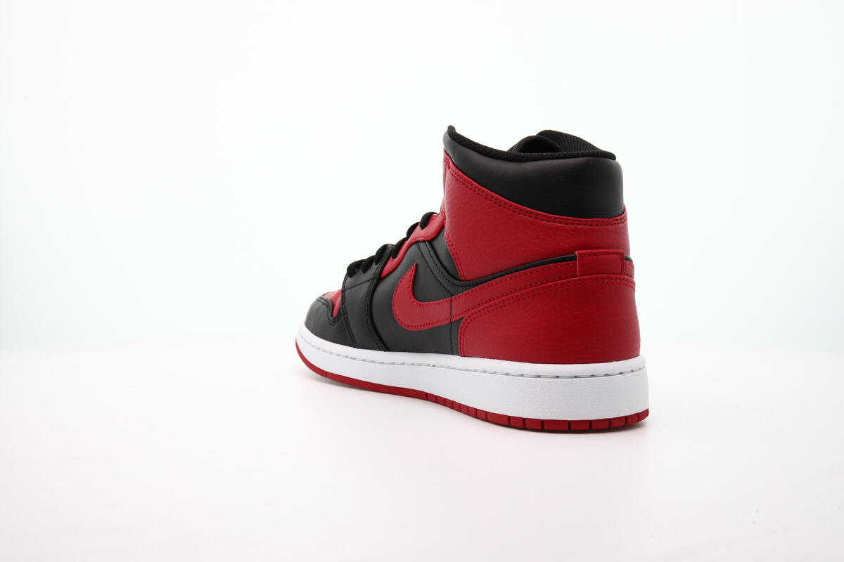 Air Jordan 1 Mid Black / University Red - Image 13