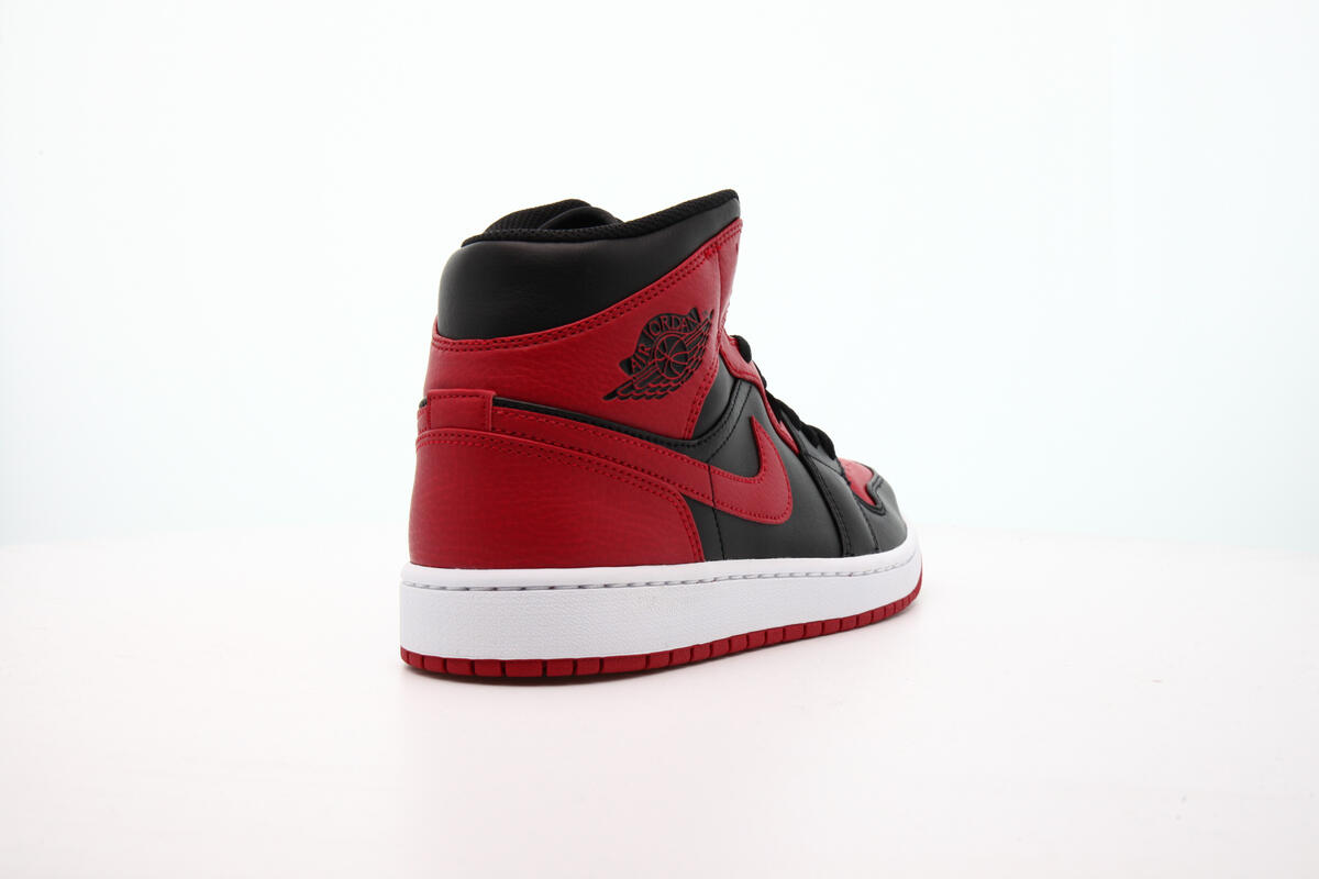 Air Jordan 1 Mid Black / University Red - Image 15