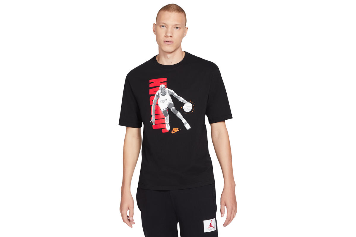 Air Jordan T-Shirt Black - Image 2