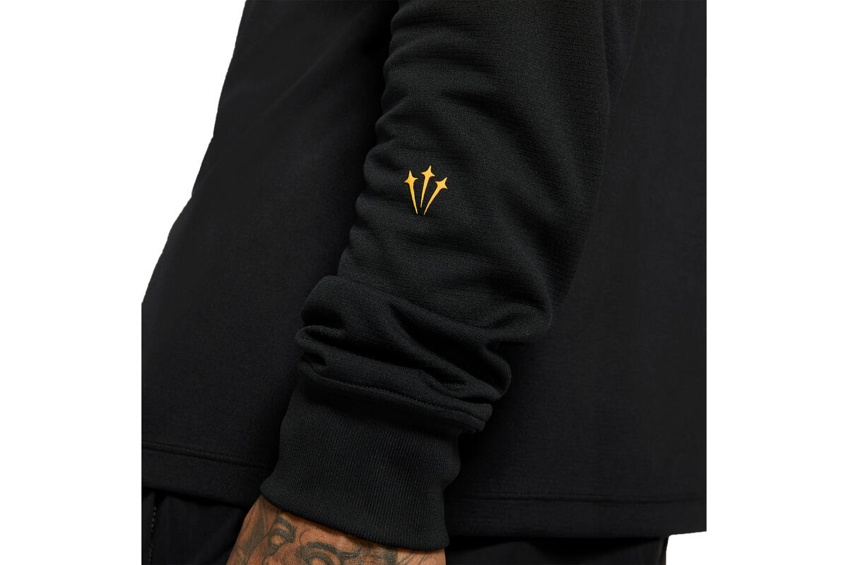 Nike Nocta LONG-Sleeve MOCK NECK TOP Black - Image 8