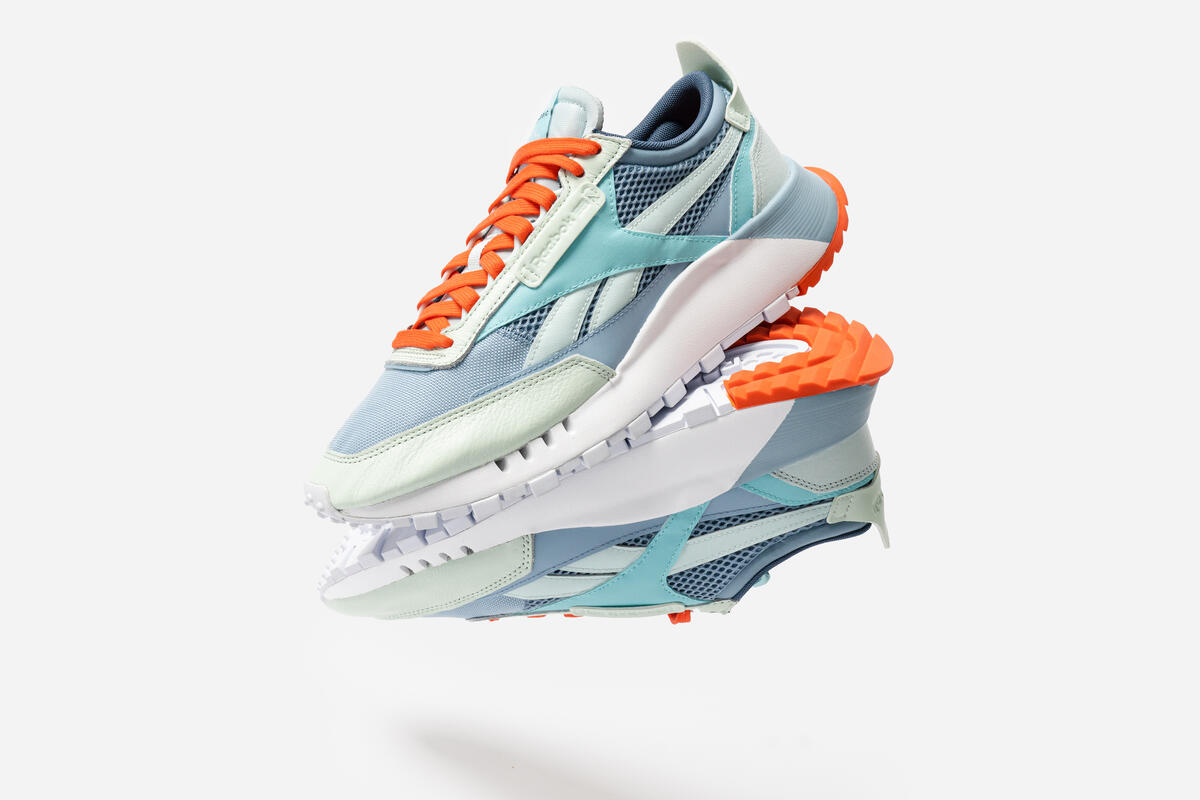 Reebok Classic Leather Legacy (Blau / Türkis / Orange) - Image 20