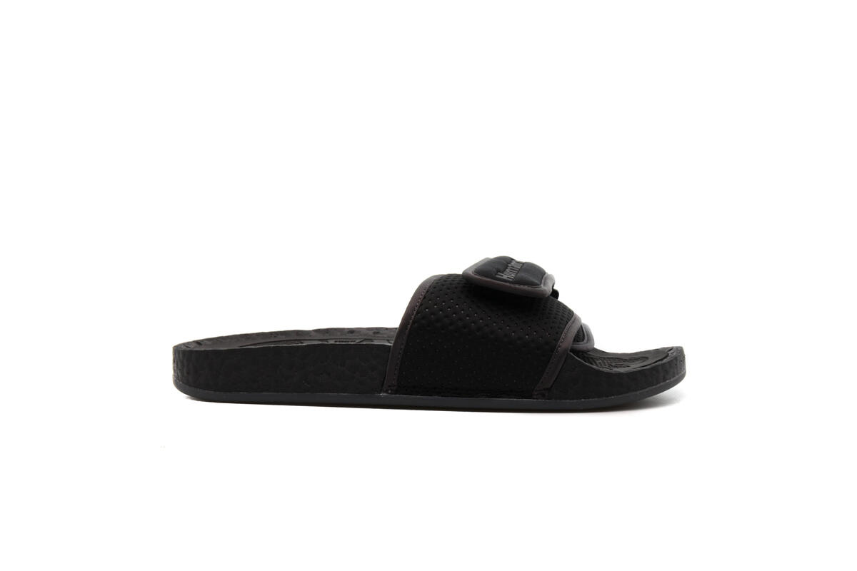 Adidas x Pharrell Williams Men PW Chancletas HU 'Black' Slides - Image 2