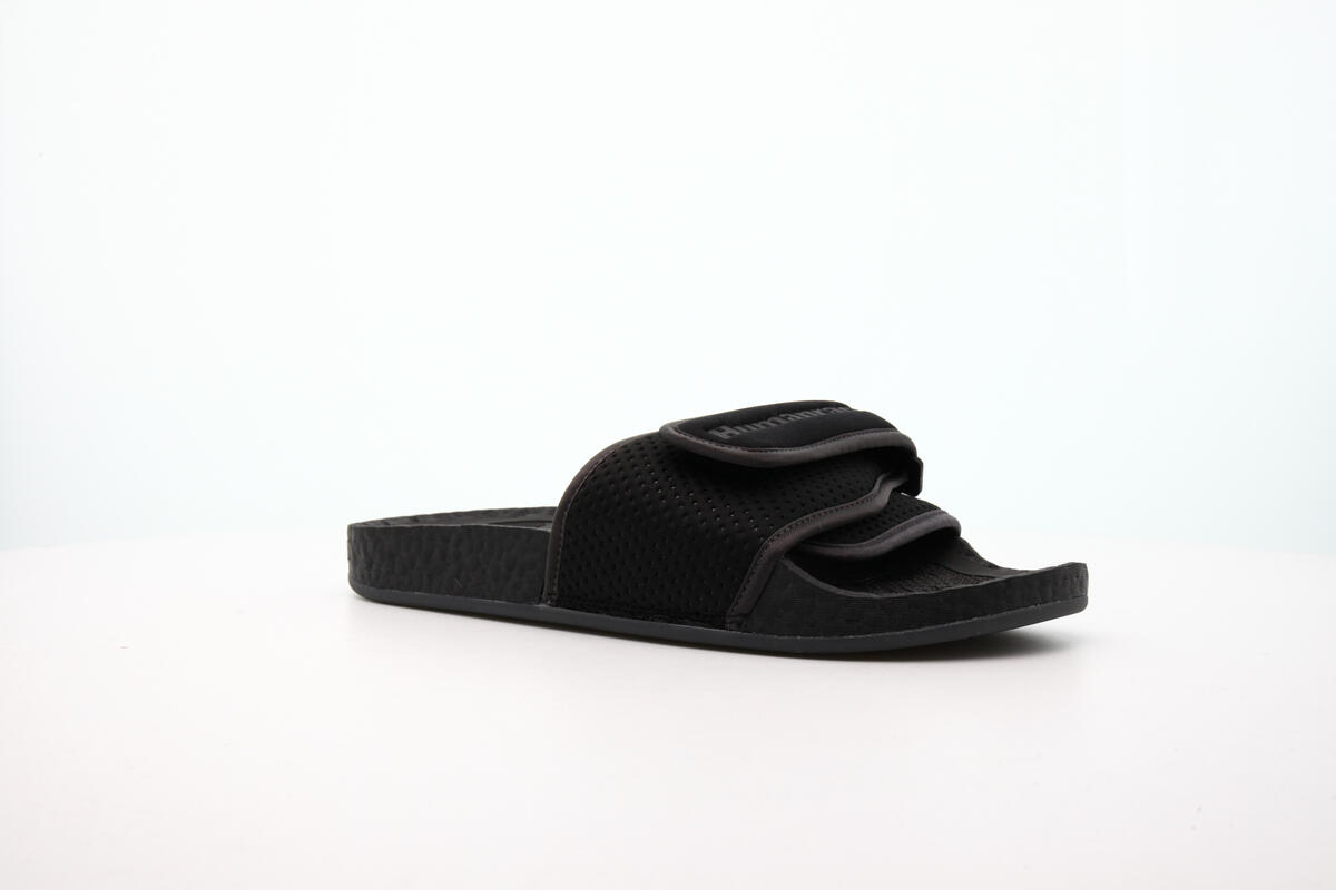 Adidas x Pharrell Williams Men PW Chancletas HU 'Black' Slides - Image 3