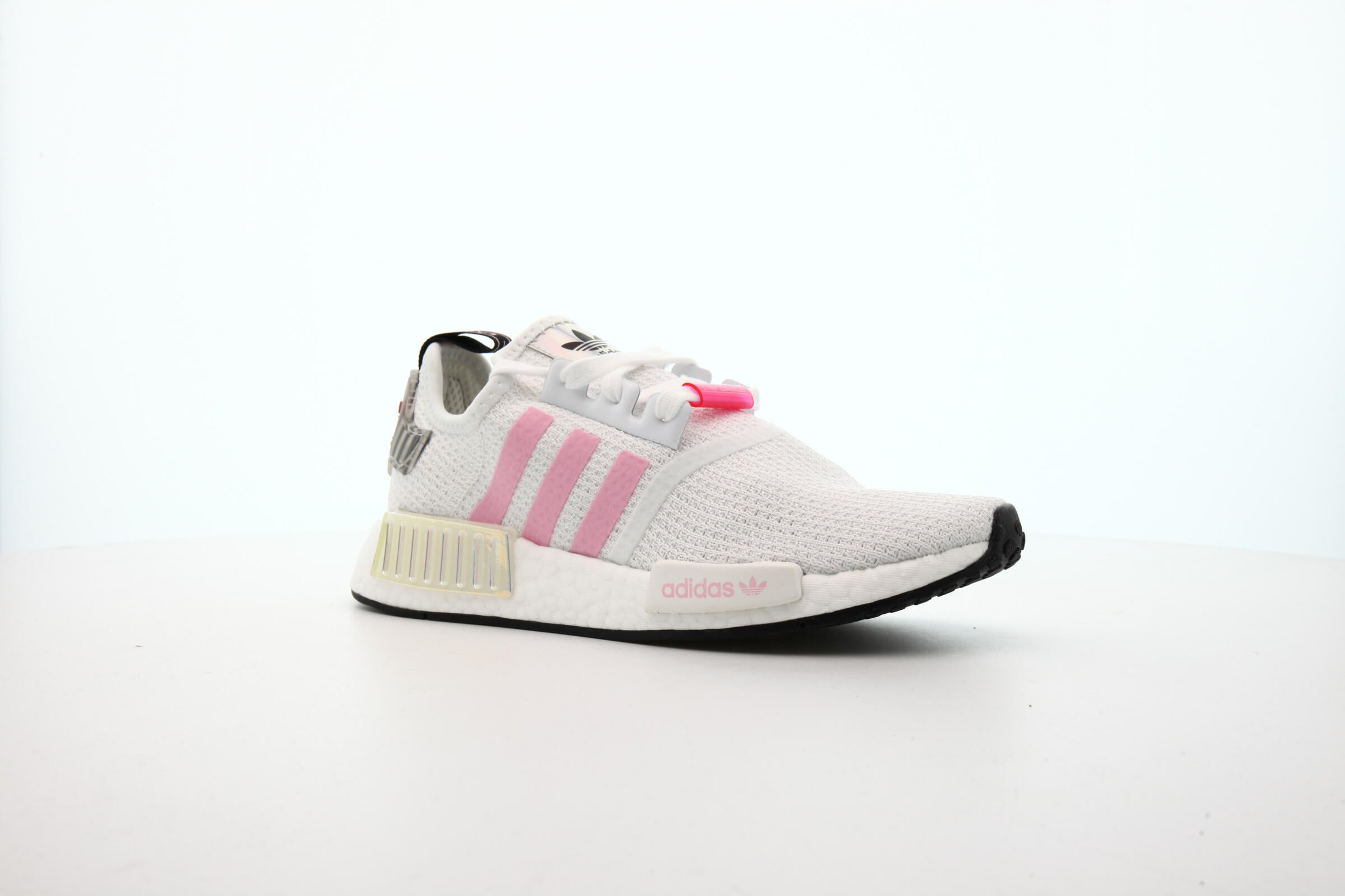 adidas gazelle silver green womens adidas Nmd R1 Cloud White Acid Red (Women's) main image 1
