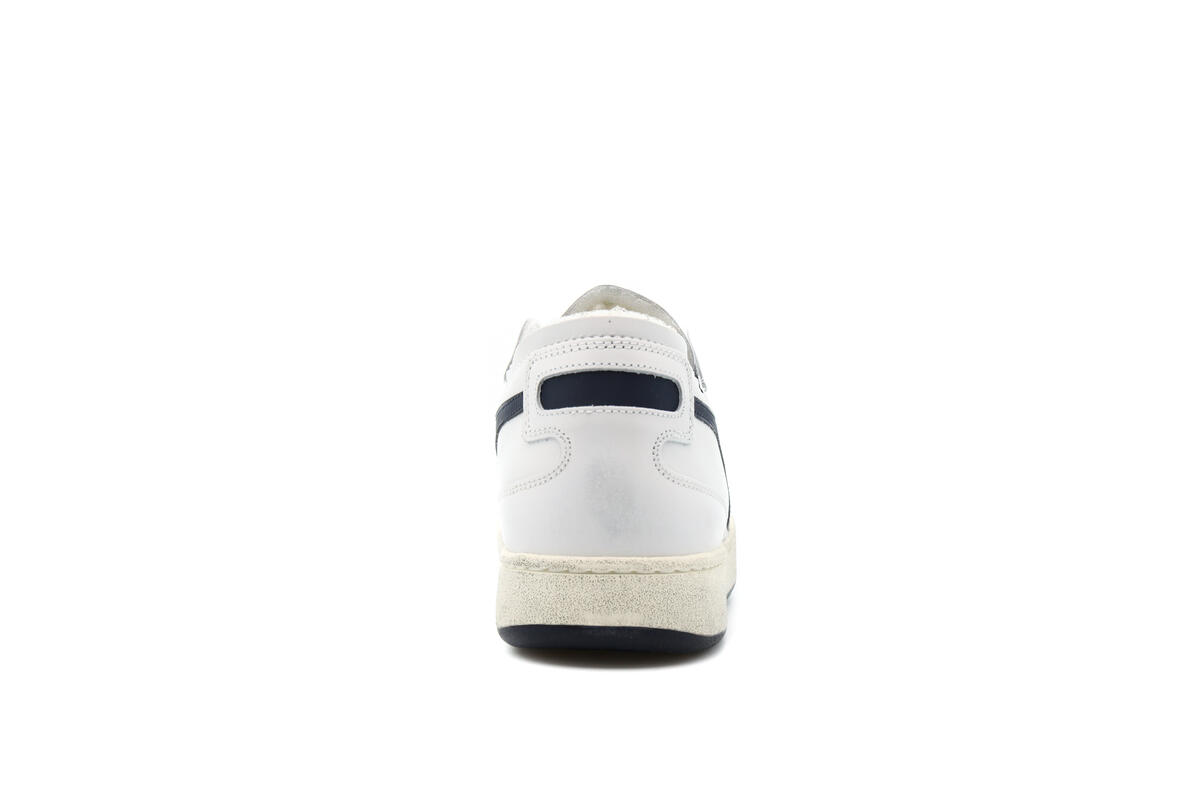 Diadora Mi Basket Row Cut White / Blue - Image 11